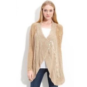 Free People Cascade Knit Cardigan L
